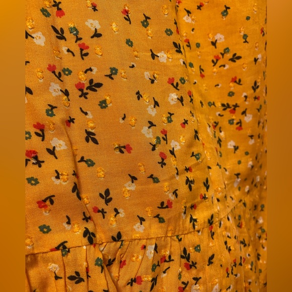 LOFT pintuck flounce dress M - Picture 7 of 10